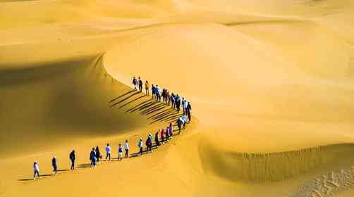 去腾格里沙漠旅行，腾格里沙漠徒步指南