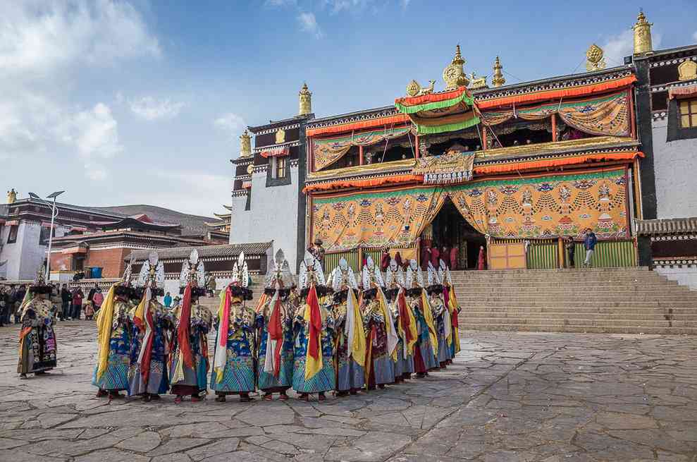 甘南藏传佛教最盛大节日“毛兰姆”