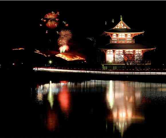 千年古都奈良的“烧山节”