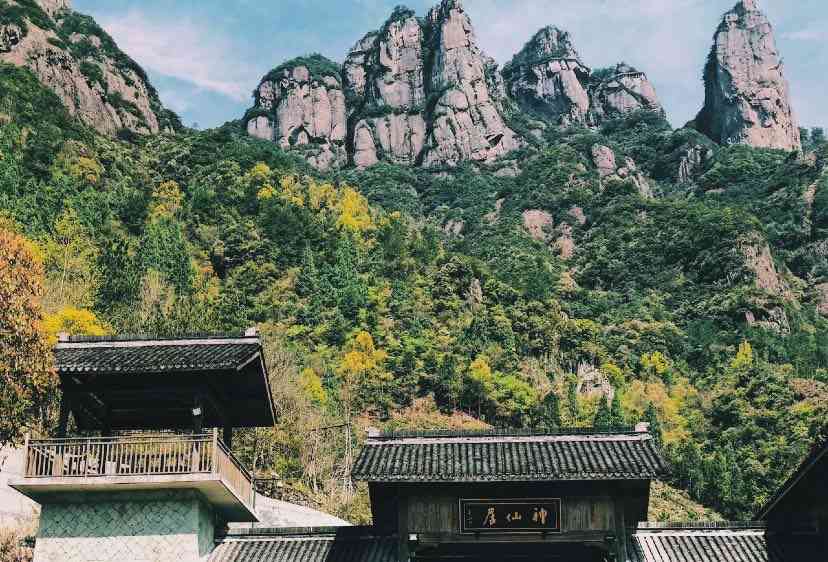 来台州神仙居旅游，看山明水秀云雾飘渺