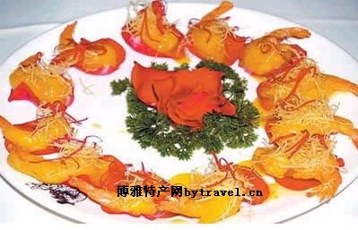玫瑰沙拉虾