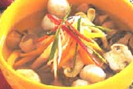 黄花菜蘑菇汤